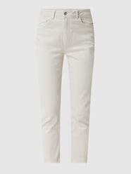 Straight Fit High Waist Jeans mit Stretch-Anteil Modell 'Emily' von Only Beige - 7