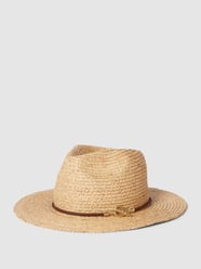 Fedora ze słomy od Lauren Ralph Lauren Beżowy - 8