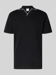 Slim fit poloshirt met V-hals, model 'SANGEV' van SELECTED HOMME - 31