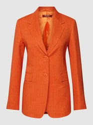 Leinenblazer mit Reverskragen Modell 'TECA' von Max Mara Studio Orange - 19