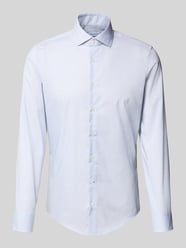 Slim fit zakelijk overhemd met kentkraag van SEIDENSTICKER - 31