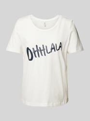 T-shirt o kroju regular fit z czystej bawełny model ‘BOLA’ od VERO MODA - 37