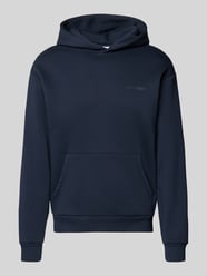 Bluza z kapturem o kroju regular fit z nadrukiem z logo od REVIEW - 44