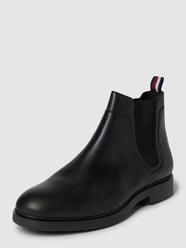 Chelsea boots met label in reliëf, model 'ELEVATED ROUNDED' van Tommy Hilfiger Zwart - 47