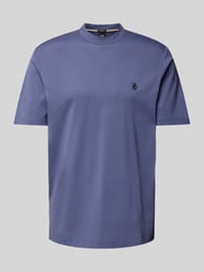 T-Shirt mit Label-Patch Modell 'Taut' von BOSS Blau - 33