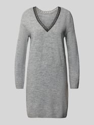 Getailleerde gebreide jurk met V-hals, model 'TAMMY' van Only - 11
