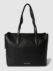Shopper mit Label-Detail Modell 'AREPA' von VALENTINO BAGS Grau / Schwarz - 39