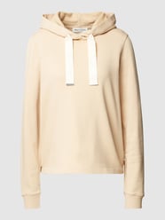 Hoodie mit Logo-Detail von Marc O'Polo Beige - 42