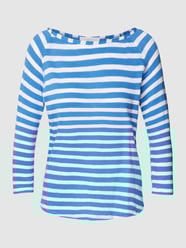Shirt met lange mouwen met streepmotief van Rich & Royal Blauw / turquoise - 45