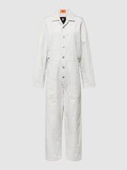 Kombinezon o kroju relaxed fit z zapięciem na zatrzaski od G-Star Raw Szary - 11