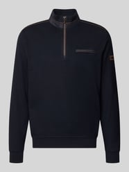 Sweatshirt mit Stehkragen und Reißverschluss von bugatti - 14