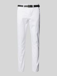 Classic Stretch Fit Chino mit Gürtel von Lindbergh - 28