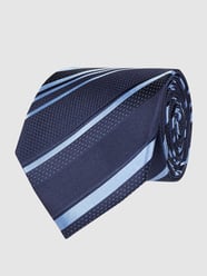 Krawatte aus reiner Seide (7,5 cm) von Eterna Blau - 3