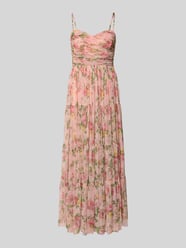 Midikleid mit floralem Allover-Print von Lace & Beads - 19