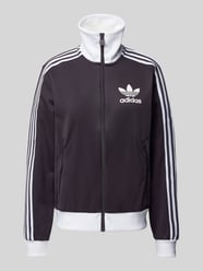 Sweatjacke mit Stehkragen Modell 'BECKENBAUER' von adidas Originals Lila - 47