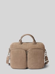 Business-Tasche aus Velours-Rindleder von Marc O'Polo Beige - 31