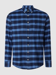 Regular Fit Flanellhemd aus Baumwolle  von Fynch-Hatton Blau - 44