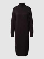 Strickkleid mit Rollkragen Modell 'MANINA' von B.Young Schwarz - 14