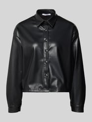 Overhemdblouse in leerlook van ZABAIONE - 19