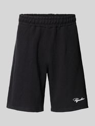Sweatshorts met logostitching model 'Jovren' van PEGADOR - 13