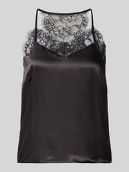 Regular fit top met bandjes van satijn, model 'JAHARA' van Pieces - 23