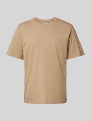 T-Shirt mit Label-Detail Modell 'ORGANIC' von Jack & Jones Beige - 17