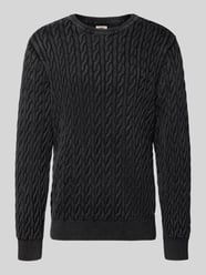 Sweter z dzianiny ze ściegiem warkoczowym model ‘PRESIDIO’ od Levi's® - 5