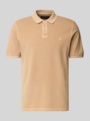 Regular fit poloshirt van puur katoen van Marc O'Polo Beige - 27