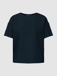 T-shirt met structuurmotief, model 'Sellona' van Opus Blauw - 19