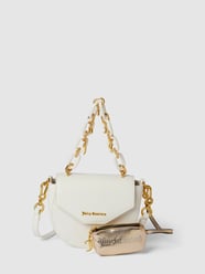 Handtas met labeldetails, model 'Jasmine' van Juicy Couture Wit - 3