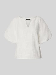 Relaxed Fit Blusenshirt mit Allover-Stickerei von comma - 14