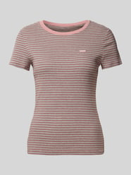 T-Shirt mit Label-Badge von Levi's® Pink - 40