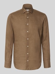 Regular Fit Leinenhemd mit Kentkragen von Christian Berg Men - 19