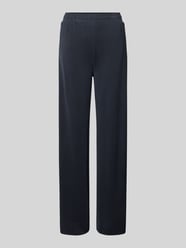 Straight leg stoffen broek met elastische band, model 'Asaka' van mbyM - 22