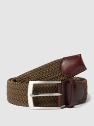 Gürtel in Flecht-Optik Modell 'Belt elastic' von Mango Grün - 12