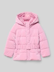 Regular fit gewatteerd jack met afneembare capuchon, model 'ELISE' van Only - 19