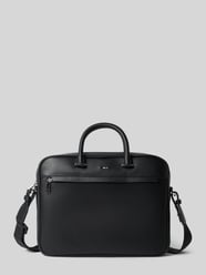 torba na laptop w imitacji skóry model 'RAY_MP_S DOC CASE' od BOSS - 32