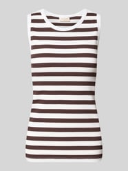 Top o kroju slim fit z okrągłym dekoltem model 'Effy' od FREE/QUENT - 8