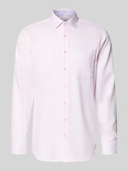 Regular Fit Businesshemd aus Baumwolle mit Kentkragen von Seidensticker Pink - 2