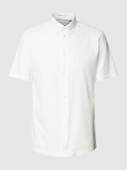 Koszula casualowa z czystej bawełny z kołnierzykiem typu button down od Casual Friday Biały - 14