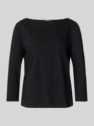 Krój regular fit koszulka z rękawem 3/4 z czystej bawełny od s.Oliver RED LABEL - 16