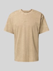 T-Shirt mit Label-Print von G-Star Raw Beige - 9