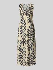 Midikleid mit V-Ausschnitt von ZABAIONE - 19