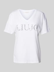 T-shirt met strass-steentjes van Liu Jo White - 35