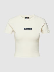 T-shirt krótki z nadrukiem z logo model ‘Graciana’ od Ellesse Biały - 43