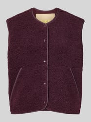 Regular Fit Weste aus Teddyfell Modell 'Vera' von JJXX Bordeaux - 1