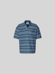 Oversized Poloshirt mit Logo-Patch von MAISON KITSUNÉ - 24
