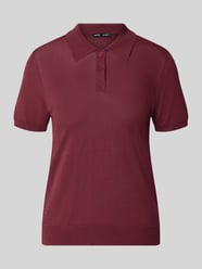 Poloshirt aus Viskose-Mix Modell 'LUXEN' von MANGO Bordeaux - 22
