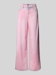 loose fit jeans van katoenmix model 'CHARLIE MR LOOSE' van Tommy Jeans Fuchsia - 4