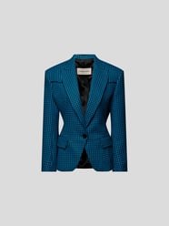 Blazer mit Hahnentrittmuster von Alexandre Vauthier Blau - 9